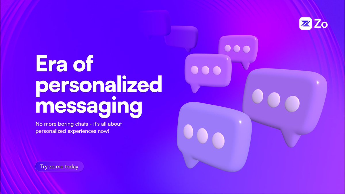 🔵 Overview of Zo app

@joinzo is a decentralized and secured platform that allows users to interact with chatbots that are built on the website.
Users can also chat with one another.

Zo is the OS for Human AI coordination.
#ZoApp #JoinZo