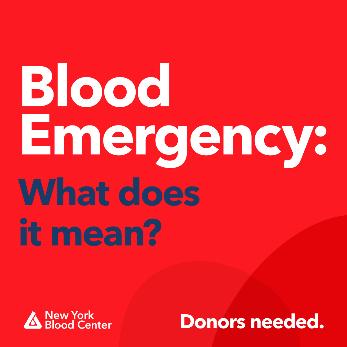 NYBloodCenter's tweet photo. NYBC has declared a #BloodEmergency. School breaks, increased travel, and busy summer schedules have caused a drop in donations as we head into critical summer months 🩸

We need YOU to make a lifesaving donation! Every drop matters: https://t.co/b3YXcUpbwN https://t.co/BQQzvg4RVK
