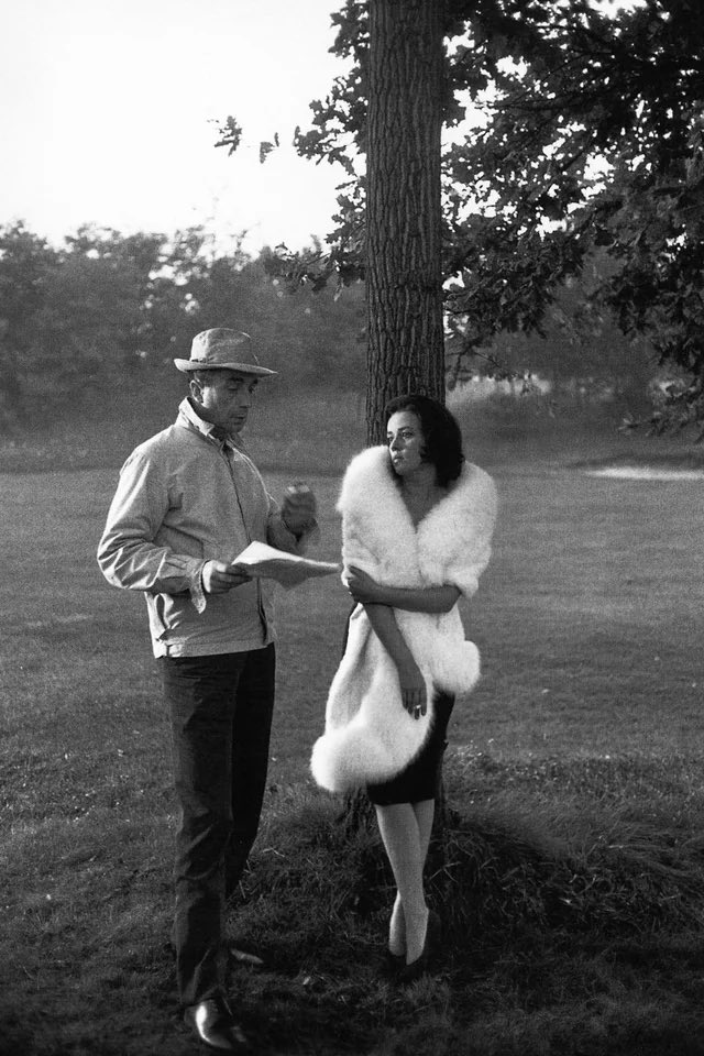 Michelangelo Antonioni & Jeanne Moreau La Notte 1961