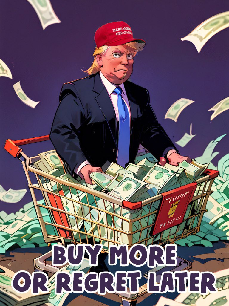 TRUMPFANSTOKEN's tweet photo. Trump's bullish stance on crypto shows his commitment to innovation and financial freedom. As his fans, we'll support him in driving the crypto revolution and keeping America ahead in the digital age! 🇺🇸 #ETF #Trump2024 #MAGA https://t.co/Rk0wzCkeY5