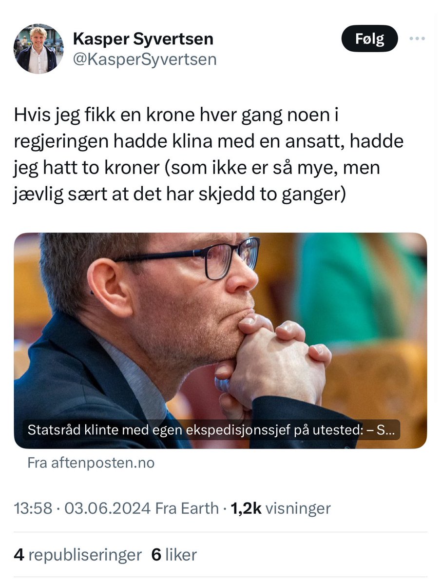 Kjetil Magne Sørenes tweet media