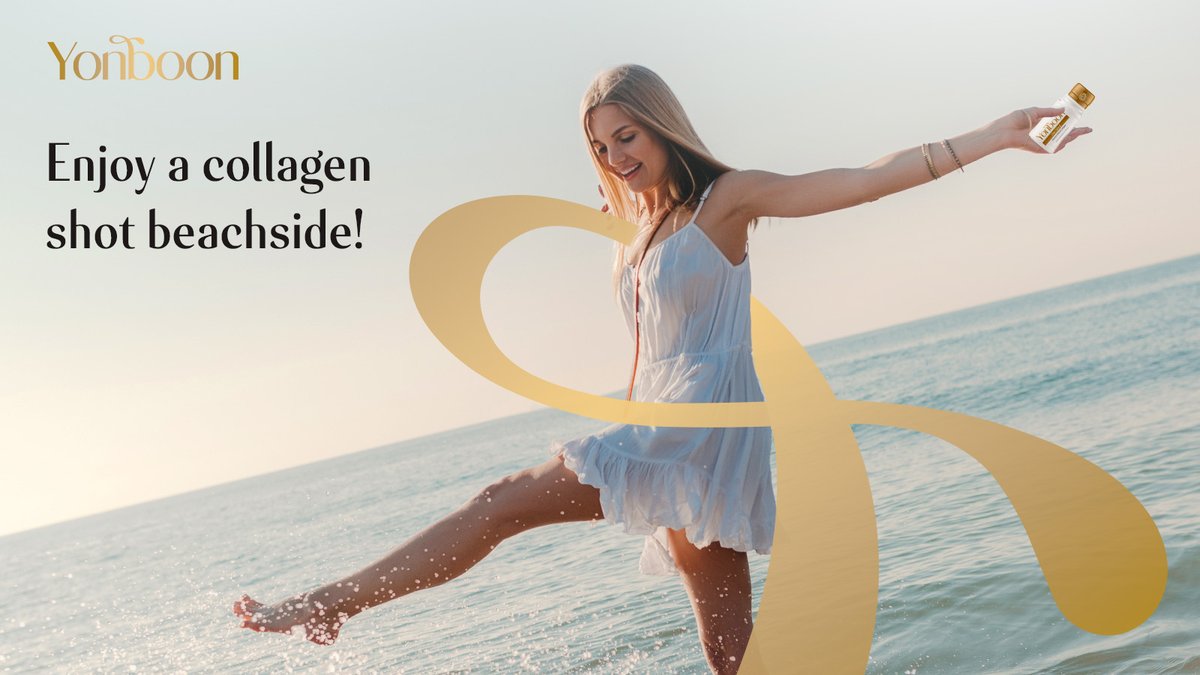 YonboonUAE's tweet photo. Spring into action with our collagen shot, your secret weapon for an active day at the beach! Packed with revitalizing goodness, it boosts your nutrition and enhances your glow.

Soak up the sun with confidence today!

#Yonboon #beachday #SkincareTips #active #Marinecollagen https://t.co/P7WOLDpxN4