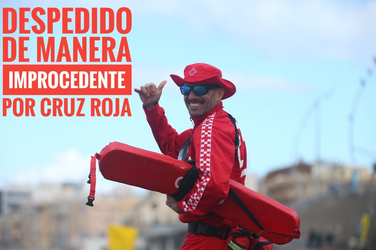 SocorristasG's tweet photo. Despedido de manera improcedente por parte de @CruzRojaLP después de recurrir la nulidad (acción sindical) del despido dictada en los juzgados de Las Palmas, dejando a un padre de familia en la calle después de 8 años trabajando sin ni una sola sanción https://t.co/542cpSocsF