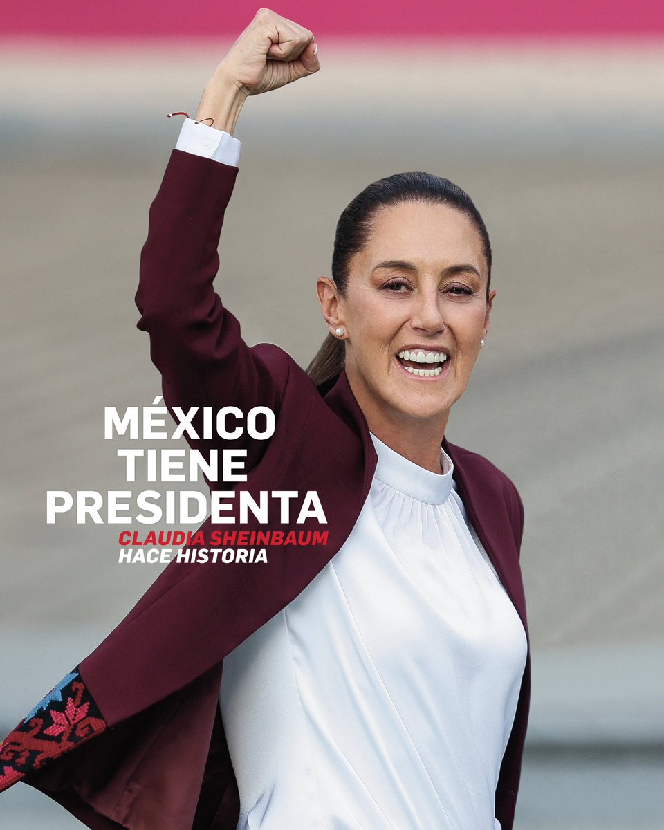 #ConferenciaPresidente
Los mexicanos estamos felices por el triunfo de Claudia Sheinbaum P
La #4taTransformación triunfamos.!

Pero también estamos felices por que ya no vamos a estar viendo a la nefasta cogupta de Xochitl Gálvez, Es el fin de Claudio X. Alito M. Marko C. y J. Z.