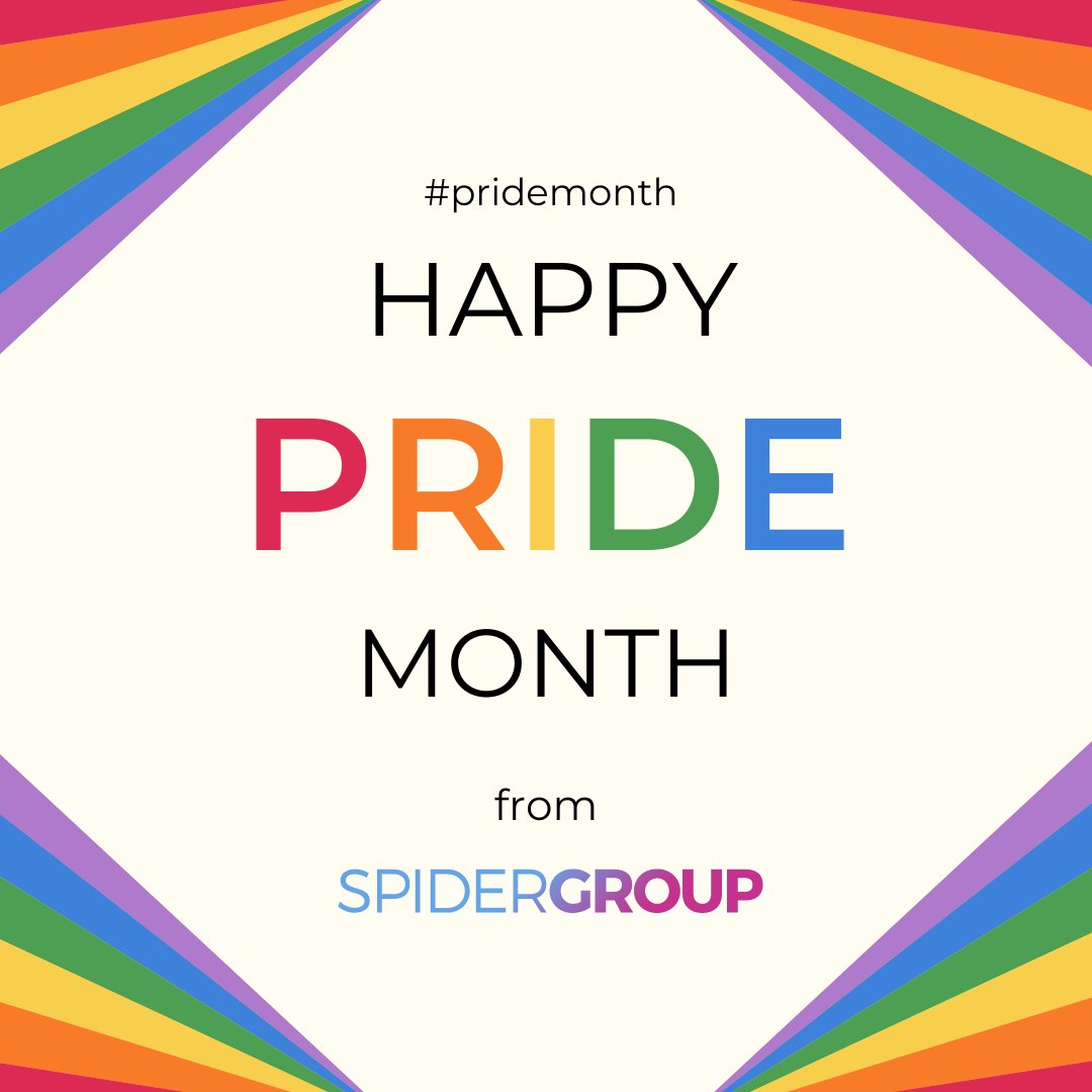 spidergroupuk's tweet photo. We are proud to support, celebrate, and stand with the LGBTQ+ community this June and every month. Happy Pride Month from SpiderGroup! 🌈 #Pridemonth #Pride2024 https://t.co/7srqHlaxcE