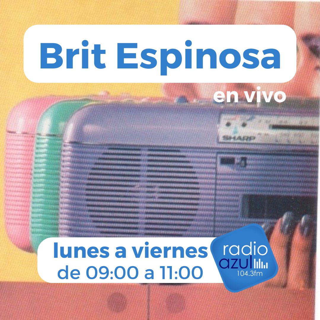 okeymusiccl's tweet photo. Que el mes de junio traiga puras cosas buenas. Son los deseos de tu #EstaciónRetro, #RadioAzul
📻💙☀️ https://t.co/CEwvZXzwvl
