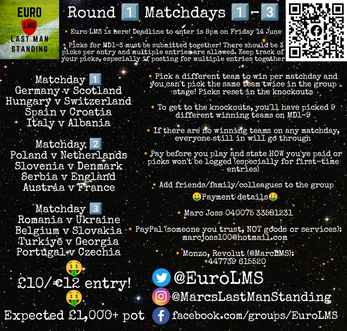 ⚽ Euro Last Man Standing 🏆 tweet media