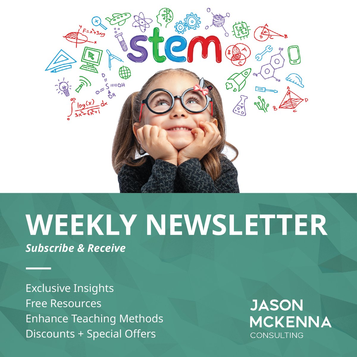 My latest Newsletter just dropped! Teaching is about community. Visit jmckenna.org to subscribe today and become a part of our community! - #stem #robotics #specialeducation #computerscience