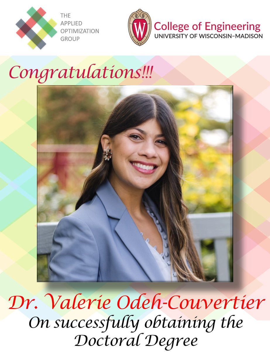 AppliedOptUPRM's tweet photo. Congratulations, Dr. Odeh!!! 
#uwisconsin #doctoralie @UWMadison https://t.co/ehLBSAKRIW
