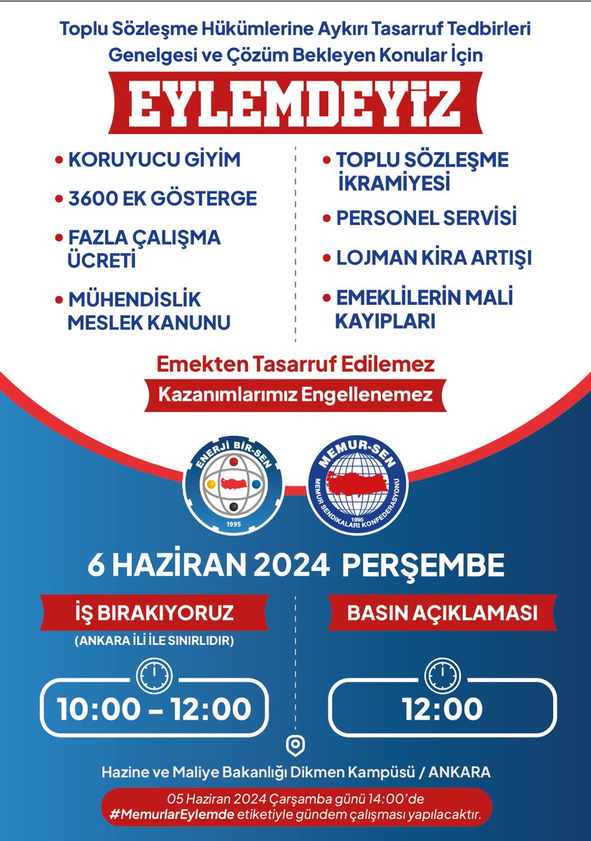 HBTONBUL's tweet photo. YENİ BAŞLAYANLAR VE MALİYE BÜROKRATLARI İÇİN NORMLAR HİYERARŞİSİ

Normlar hiyerarşisi, bir hukuk sisteminin temel ilkesidir ve aynı zamanda hukukun üstünlüğünün de önemli bir unsurudur. Normlar hiyerarşisi, hukuk kurallarının hiyerarşik düzeninin altındaki kuralın, üstündeki kurala aykırı olmamasıdır. Temel normlar hiyerarşisinin yapısı bir piramit yapısına benzer ve piramidin tepesinde Anayasa ve hükümleri bulunur.

1. Anayasa (Madde 53 “…Memurlar ve diğer kamu görevlileri, toplu sözleşme yapma hakkına sahiptirler.”)
2. Uluslararası Antlaşmalar (Kamu Görevlilerine Toplu Sözleşme hakkı tanıyan İLO Sözleşmeleri 87, 98 ve 151 nolu Sözleşmeler)
3. Kanunlar (4688 sayılı yasaya göre akdedilip Resmi Gazetede yayınlanan Toplu Sözleşme Hükümleri)
4. Cumhurbaşkanlığı Kararnameleri
5. Yönetmelikler
6. Adsız Düzenleyici İşlemler (Tasarruf Tedbirleri Genelgesi)

Ders 1: Alt Norm Üst Normu düzenleyemez. Adsız düzenleyici İşlem ile Anayasa ile güvence altına alınan, Uluslararası Sözleşmeler ile Ülkemizce uygulanacağı taahhüt edilen, Kanuna uygun olarak imzalanarak/karara bağlanarak Resmi Gazetede yayımlanan Kanun Hükmündeki bir Normu düzenleyemezsiniz.

Ders 2: Bir norm üstünde yer alan norma uygun ise geçerlidir. Normlar hiyerarşisinin en altında yer alana Genelge, Talimat, Üst Yazı, Resmi Yazı gibi idari işlemler üst normlara uygun olmak koşuluyla anlam ifade edebilir.

Ders 3: Bir kural hangi norm ile konulmuş ise, o kuralın istisnası da ancak o kural ile konulabilir. Yorum yoluyla istisna üretilemez. Toplu Sözleşmenin bir hükmünü değiştirmek ancak Toplu Sözleşme ile mümkün olabilir.
Hukuk Düzeninden bahsedilebilmesi için hukuki düzenlemelerin normlar hiyerarşisine uygunluğu zorunludur.

Maliye Bürokratları derslerine iyi çalışmalıdır….
Toplu Sözleşme Hükümlerini herhangi bir genelgeye konu dahi edemeyeceklerini bilmelidir…
Ülkemizdeki Hukuk Düzenine saygı duymayı öğrenmelidir…
Memurların Mali, Sosyal ve Özlük Haklarının sadece Yasa ve Toplu Sözleşme ile düzenlenebileceğinin farkında olmalıdır…

Yetkisini aşarak, Hukuk düzenini çiğneyerek Memurların haklarına ve Toplu Sözleşmeye el uzatmaya kalkan Maliye Bürokrasini, Ulaştırma Memur Sen ile birlikte 06 Haziran 2024 Perşembe günü Saat:12.00’de protesto edeceğiz.
Aynı Gün saat: 10.00-12.00 saatleri arasında Ankara ile sınırlı olmak koşuluyla İŞ BIRAKACAĞIZ ve 81 İlimizde Basın Açıklaması Yapacağız.

Toplu Sözleşme Hükümleri eksiksiz uygulana kadar EYLEMLİLİĞİMİZ devam edecektir, Tüm Kamu Görevlilerini kazanılmış haklarını savunmak için Desteğe Davet Ediyorum.