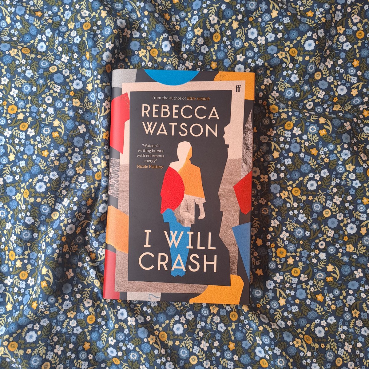 Tomorrow, it will be one month until the publication of I Will Crash – and a very gorgeous finished copy has just arrived.