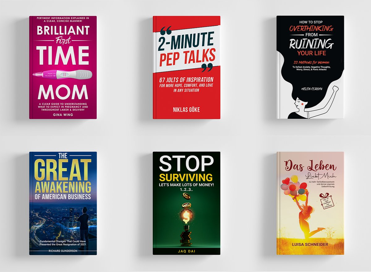 D_CloudDigital's tweet photo. These book cover designs were created for different clients. Every design was created depending on individual client needs and requirements.

Full Project: https://t.co/tKuRiLdg3z

#bookcover #printbook #author #audiobook #ebook #firsttimemom #pregnancy #peptalk #businessbook https://t.co/OsvePw1YW8