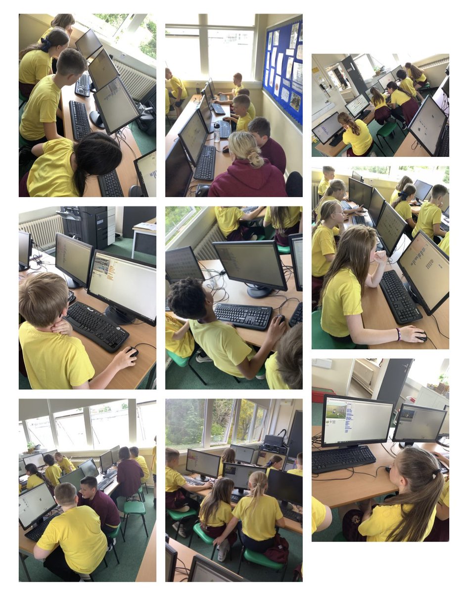 ICT time for Year 5, where we are focusing on adding controls on Scratch 🖥️ #year5 #coding