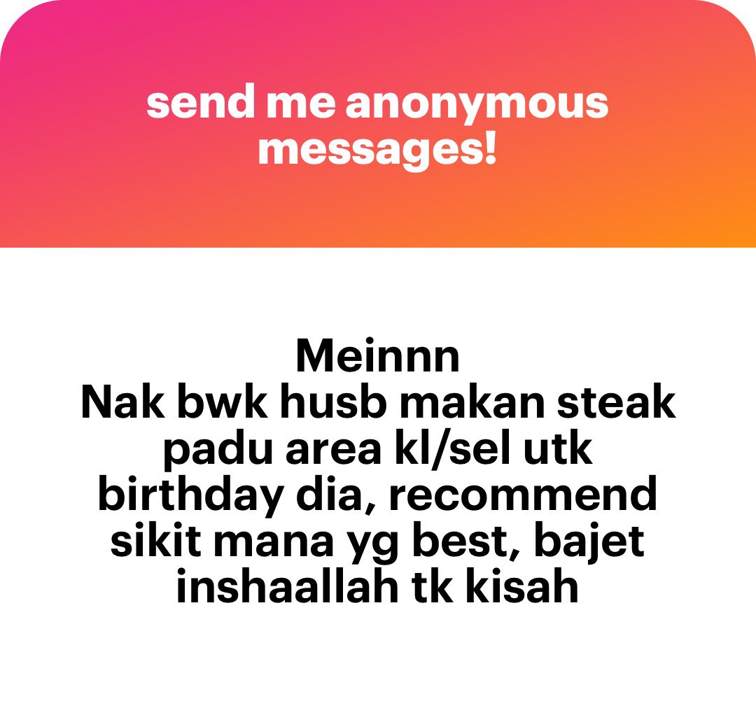 meinmokhtar's tweet photo. Ada port steak sedap dekat kl/sel? https://t.co/HKqZ9dluaU