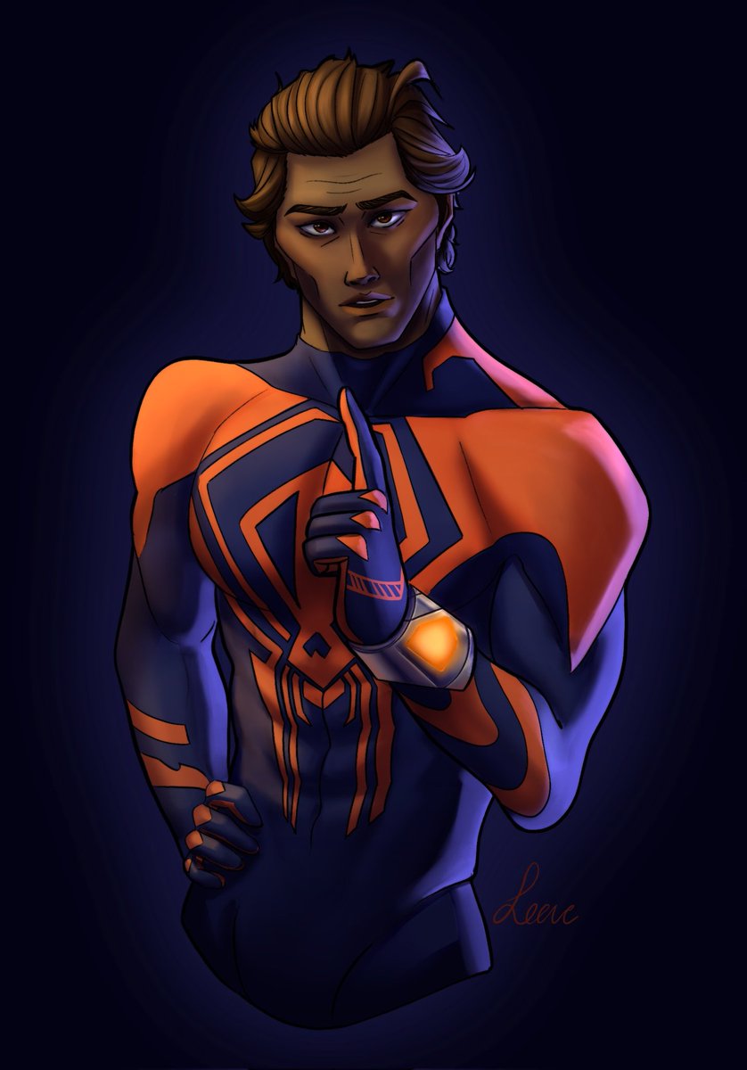 Leeve_art's tweet photo. Since atsv came out one year ago, here are my Miguel drawings. I need to draw this man more, and the other characters too... 
#MiguelOHara #astv #spidervers #fanart https://t.co/aeFckde7C8