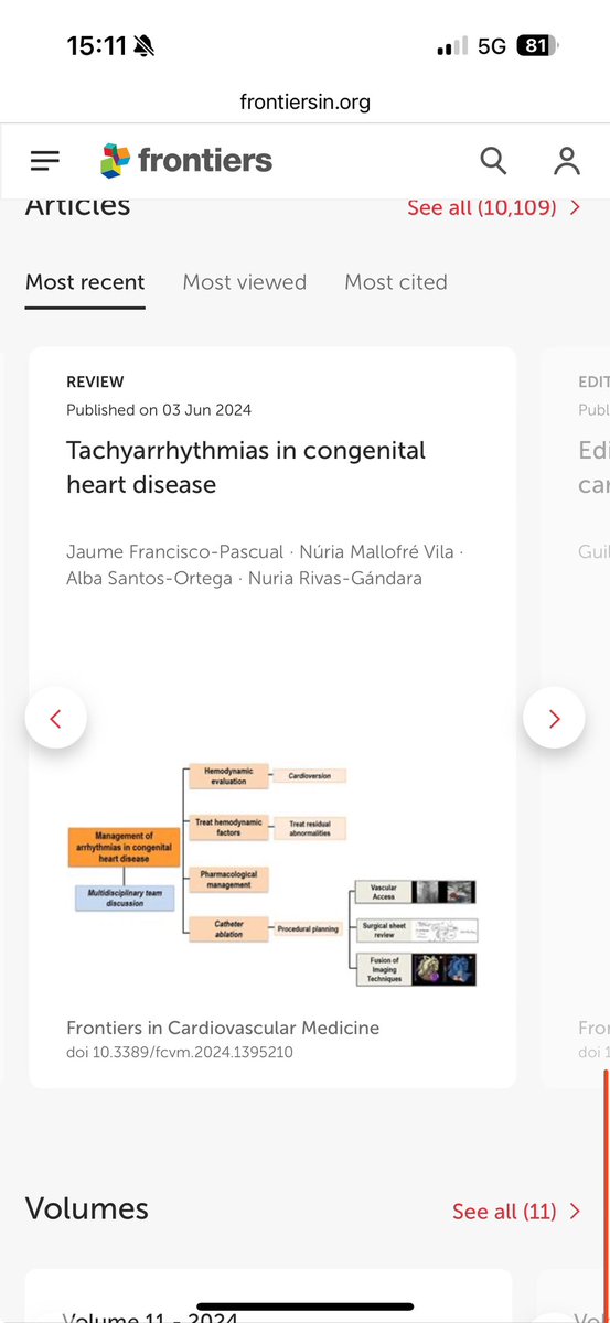 ⚠️✅ Our latest review on Tachyarrhythmias in congenital heart disease is now available at frontiersin.org/articles/10.33…❗️❗️#EPeeps #cardiotwitter <a href="/NRivasGandara/">Nuria</a> <a href="/AlbaSanor85/">Alba</a> <a href="/VHIR_/">Vall d'Hebron Institut de Recerca</a> <a href="/vallhebron/">Vall d'Hebron</a>