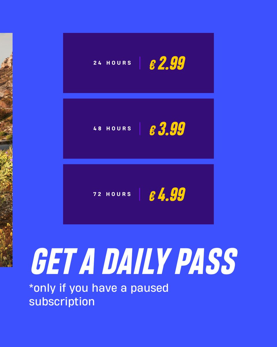 Then we rollin' 🚴🏻‍♂️ all year.

Don't cancel, just pause and enjoy flexible riding the whole year.  It's easy with ROUVY! 🥳