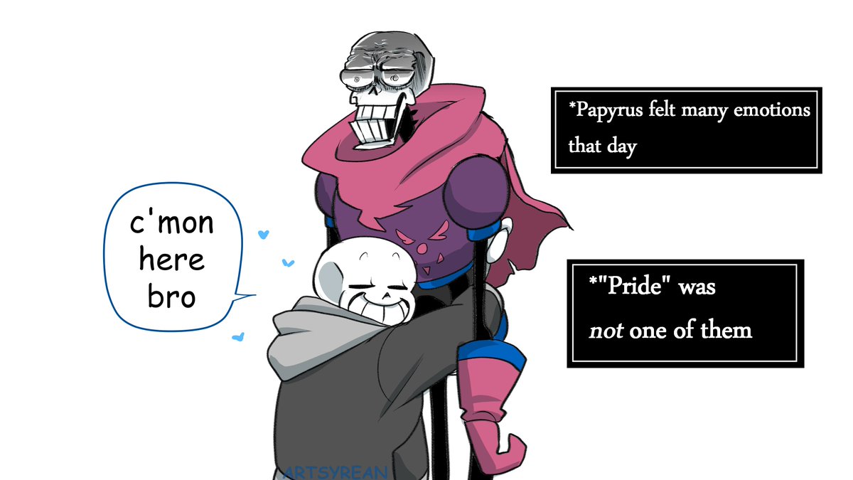 Papyrus comes out [ Undertale Sans, Papyrus ]