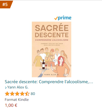 Pendant 6 mois, mon livre "Sacrée Descente" est disponible gratuitement à la lecture pour tous les membres #AmazonPrime