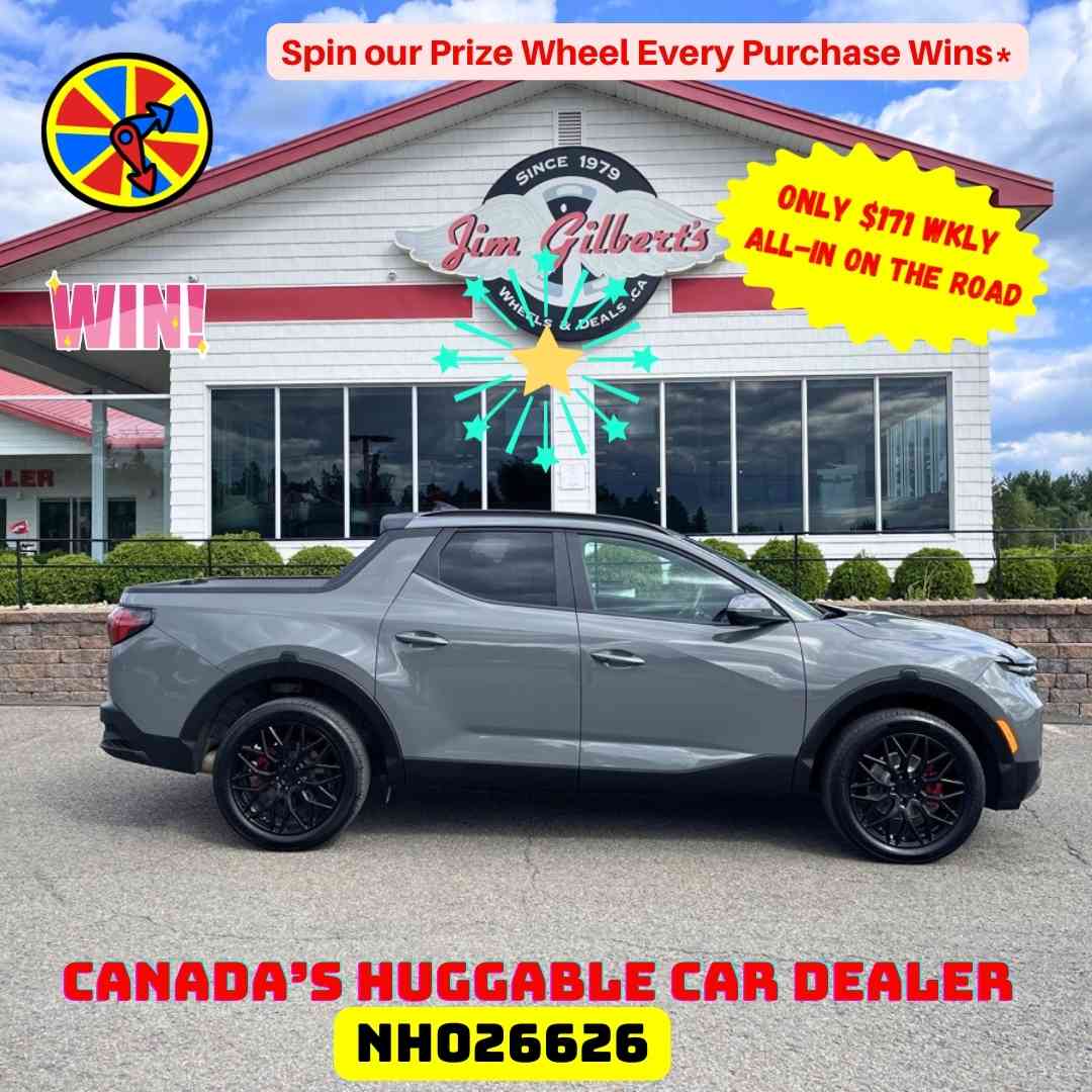 WheelsandDeals's tweet image. Flexible financing options available for the 2022 Hyundai SANTA CRUZ ULTIMATE - making huggable rides accessible for all! #JimGilberts #FinancingMadeEasy"