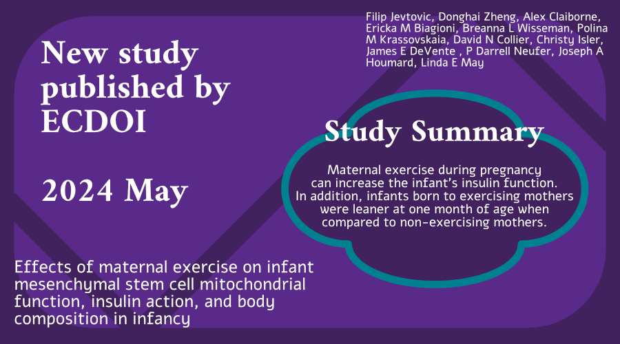 Check out Dr. Linda May's new study regarding maternal exercise! Read the article here: pubmed.ncbi.nlm.nih.gov/38684442/