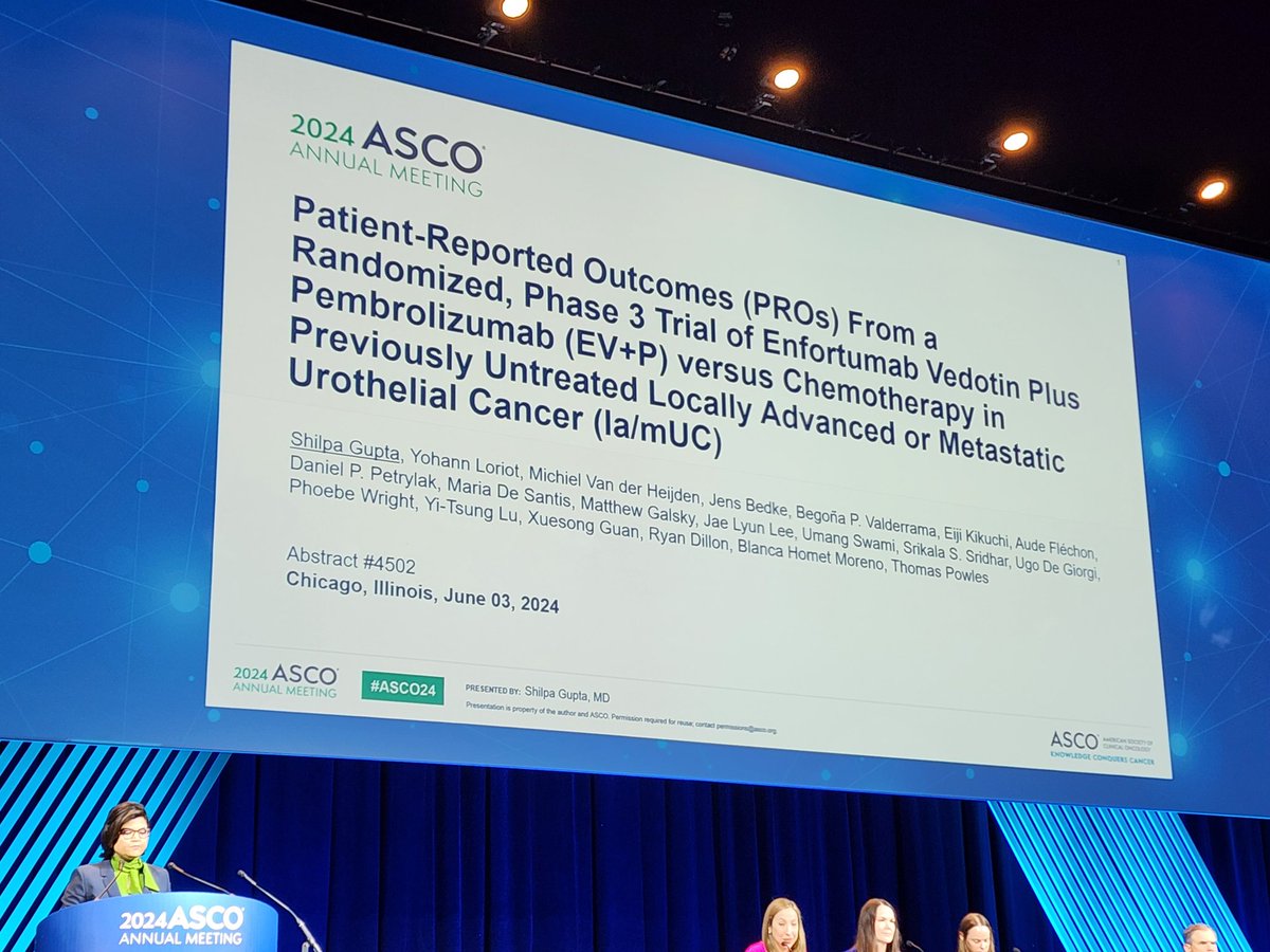 David Braun (@braunmdphd) on Twitter photo Outstanding job by <a href="/shilpaonc/">Shilpa Gupta</a> presenting PRO data from EV-302. Really nice ti see such a deep drive into this important measures #ASCO24 Outstanding job by <a href="/shilpaonc/">Shilpa Gupta</a> presenting PRO data from EV-302. Really nice ti see such a deep drive into this important measures #ASCO24