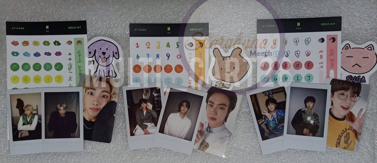 SharahynasMerch's tweet photo. BTS DECO KIT MEMBER SET - P200 EACH 

(If getting JK, it must be paired w/ another member) https://t.co/790KAtgMwg