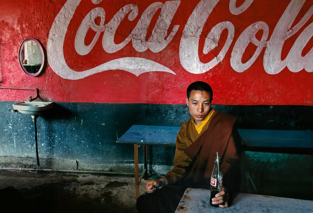 I wandered into a teashop in India where I met this Tibetan monk on his pilgrimage to Bodh Gaya in the Indian state of Bihar. Bodh Gaya is known as the place where the Buddha attained enlightenment under the Bodhi Tree.