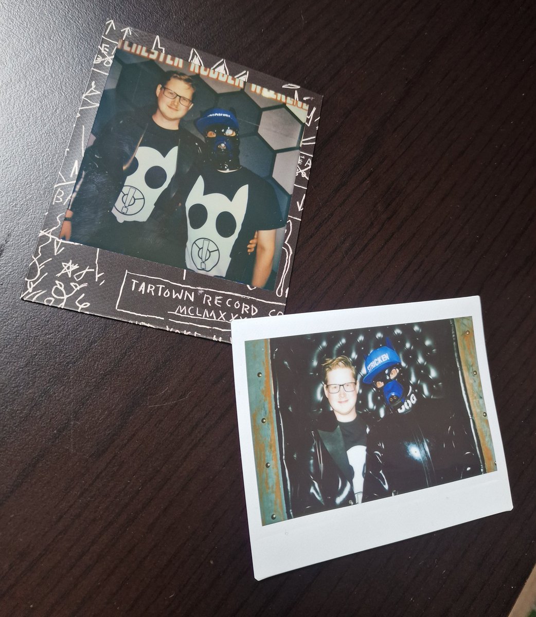 Unpacking the bags after <a href="/MancRubber/">Manchester Rubber</a> and couldn't be in a more happy place with <a href="/Rubber_Dan1/">RubberDan1</a> by my side. You support me through thick and thin, keep me level headed and on track. Without you I'd be a mess. Love you 😘 
.
.
Thanks <a href="/Elio_zz/">Elio_ZZZ 🔜 Darkland</a> and <a href="/NeonButCaged/">Neon</a> for the Polaroid snaps.