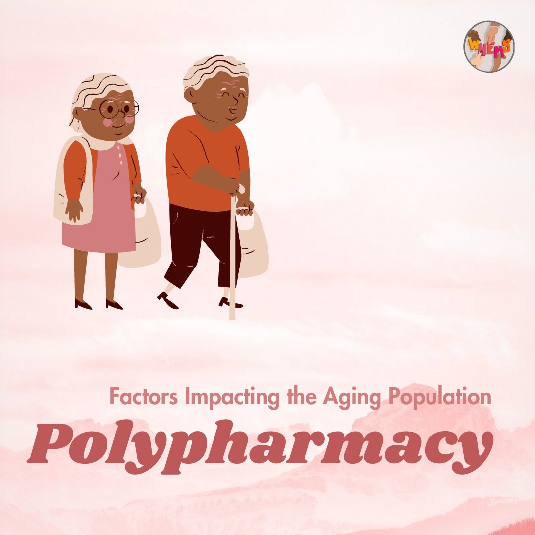WHEMSCanada's tweet photo. Welcome back to week 3 of our series "Factors Impacting the Aging Population", this week we will be talking about polypharmacy, for more information check out our new blog post in our bio
#whems #whemscanada #polypharmacy #aging #agingpopulation https://t.co/bLRaNPRUss