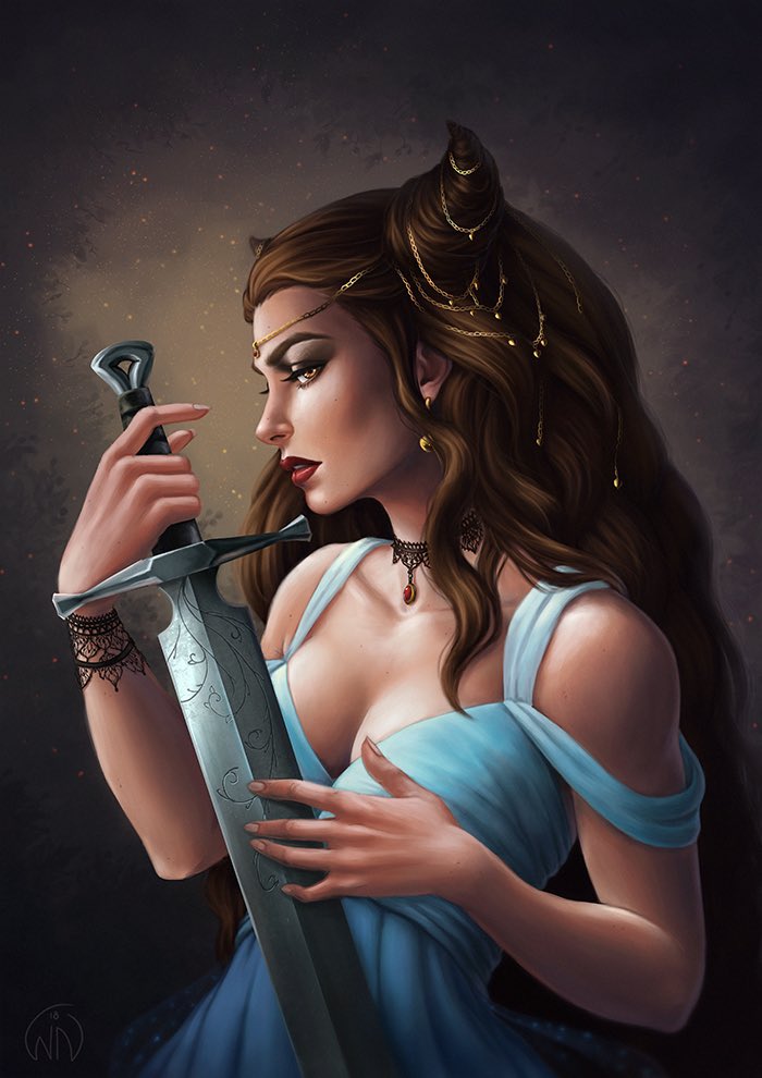 Jude Duarte from Folk of the air, the cruel prince by <a href="/hollyblack/">Holly Black</a> 

#hollyblack #cruelprince #art #drawing #painting