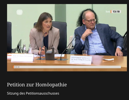 Die #Homöopathie und #Anthroposophie haben als menschliche Medizin im Petitionsausschuss des <a href="/Bundestag/">Deutscher Bundestag</a> ein gutes Bild abgegeben - dank der Ärzte und Experten Prof. Diana Steinmann und Dr. Stefan Schmidt-Troschke von <a href="/gesundheitaktiv/">weil´s hilft! c/o GESUNDHEIT AKTIV e.V</a> . Hier ein Fazit: homoeopathiewatchblog.de/2024/06/03/hom…