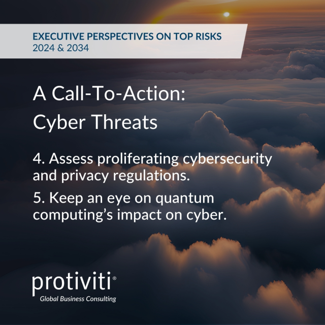 skamenick's tweet photo. Discover the numerous factors shaping the risk landscape in the eyes of CIOs and CTOs and the actions they can take to prepare for current and future risks. Learn more from Protiviti’s Top Risks Survey. https://t.co/KSrSufJgWl https://t.co/5lQQUXfpgh
