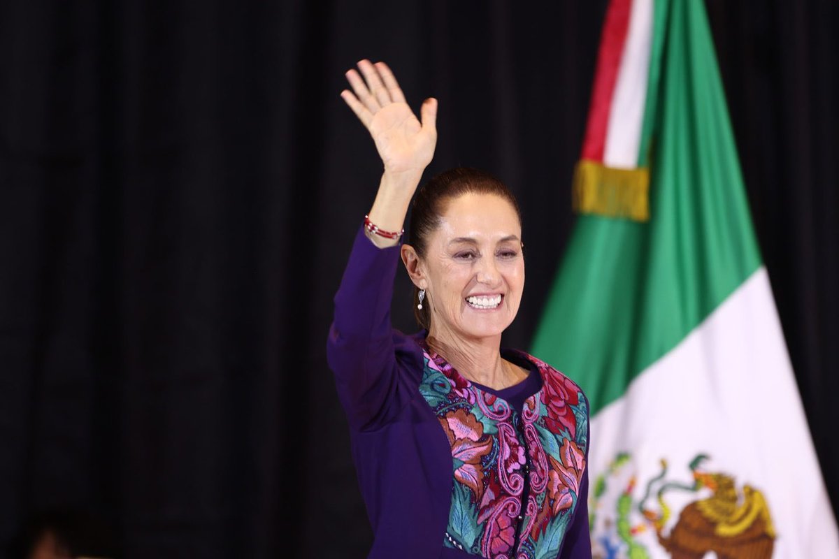 JohnBricenoBZE's tweet image. Congratulations to President-elect @Claudiashein Pardo of Mexico 🇲🇽. She is the first female to be elected President of Mexico in 214 years of that country's independence.

Belize 🇧🇿 and Mexico 🇲🇽 share strong ties and we look forward to continued  beneficial relations.