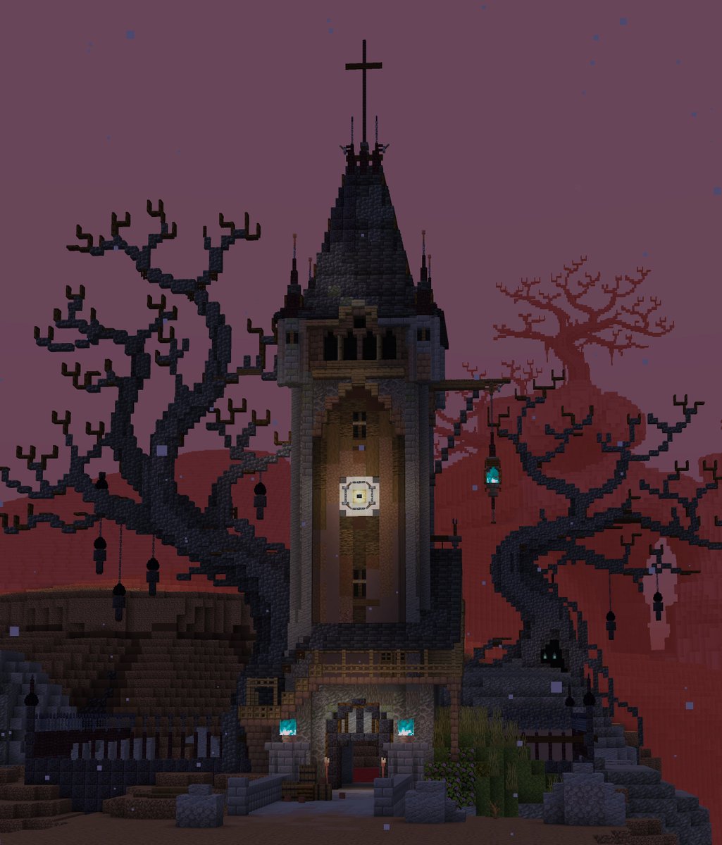 OmegaOverlord2's tweet image. Dark Tower

#Minecraftbuilds #Minecraft #minecraftart #minecraft建築