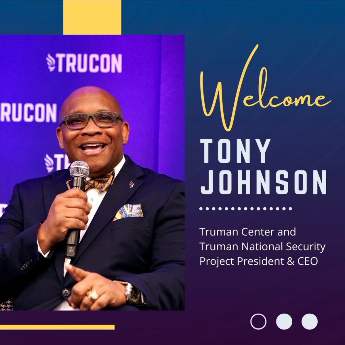 NatSecDiver's tweet photo. Congratulations to Our 2022 DINSN-CSIS Honoree, Anthony Johnson! Tony will serve as the next President and CEO at Truman National Security Project and Truman Center @TrumanProject #trumanproject #NavyVetetan #NationalSecurity #LGBTQ https://t.co/rW9GdVx38G