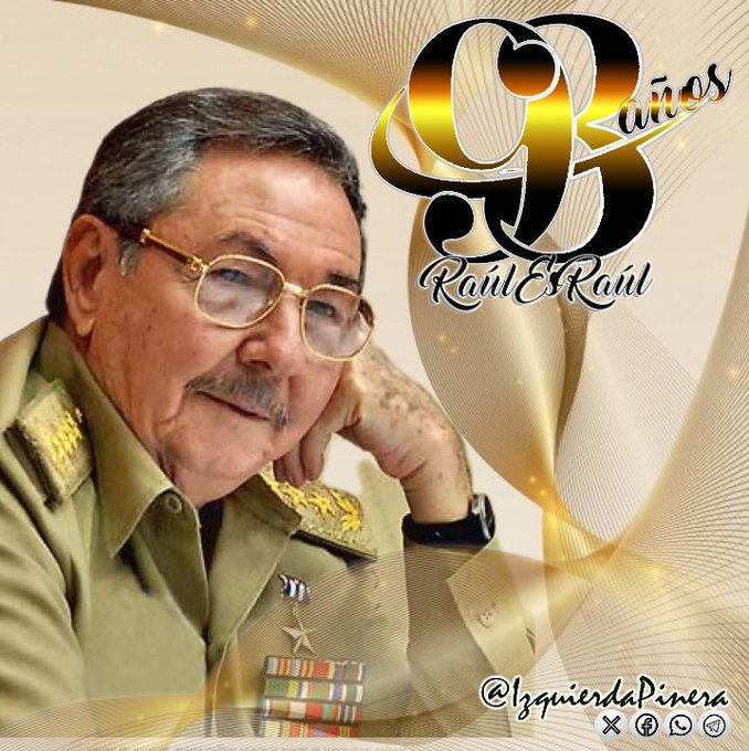 Eyna1208's tweet photo. CDI Mercagir, Aragua
Mi general Raúl hombre capaz de todo por nuestro país, revolucionario intachable. Mis felicitaciones https://t.co/ETqArRLUp0