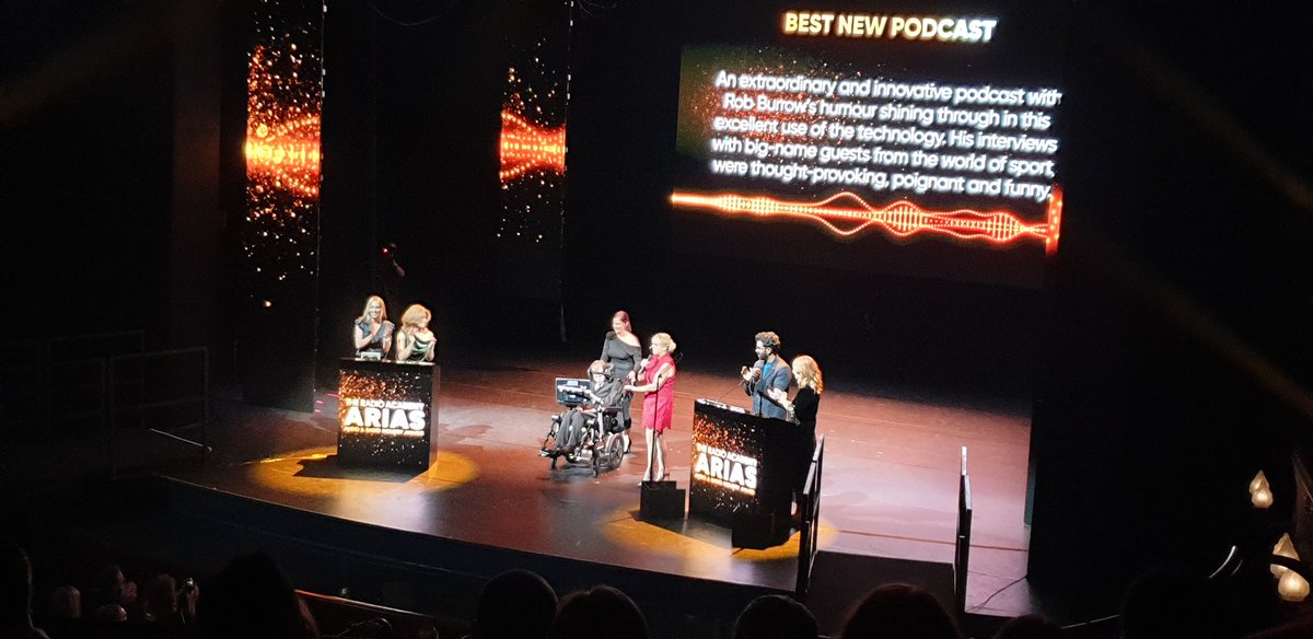 Deeply saddened to learn of death of Rugby Legend <a href="/Rob7Burrow/">Rob Burrow CBE</a> (41). Met Rob just 3 weeks ago, I judged his inspiring Gold winning podcast at ARIAS2024 Radio Awards. Despite his Motor Neurone disease, this man was truly inspirational. Condolences to  Lindley &amp; family. #RIP, Rob 🙏