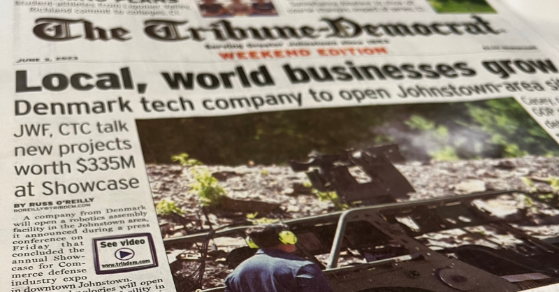 PADCEDnews's tweet photo. Today we welcome @UXVTech to #Pennsylvania! 🙌 This Denmark-based drone and robotics technology company is opening its FIRST U.S. factory in Johnstown. #ExpandInPA