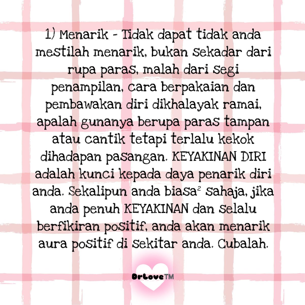 DrLove8888's tweet photo. Tips jadi pasangan idaman ?:-
#Love
#tipscinta https://t.co/blla2L7FHz