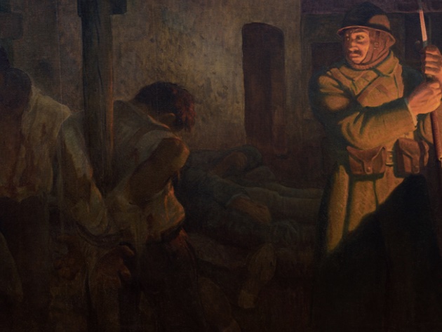 Vi ricordiamo l'appuntamento di questo pomeriggio: alle 18 una performance musicale consentirà ai visitatori della mostra "Le lacrime di guerra" di ammirare le tele di Costantini in una nuova toccante modalità di visita immersiva!
A più tardi!