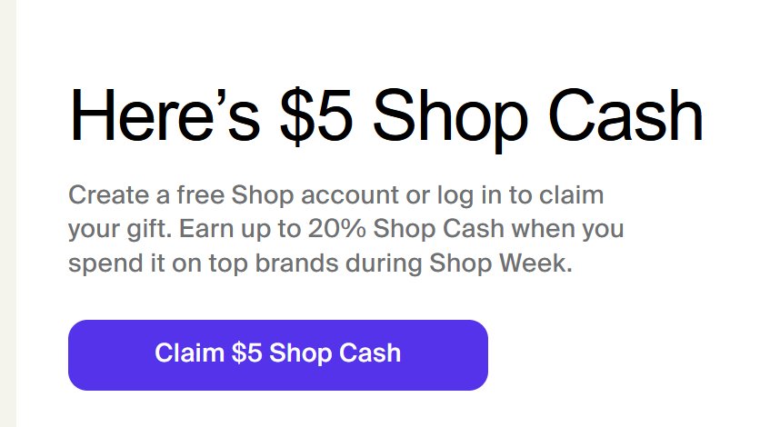 Tracker_Deals's tweet photo. Try for $5 Free Shop Cash (Two Links)

1: https://t.co/fV0n2adlSA
2: https://t.co/yb0QyZ08ZP

#ShopApp #Free #Deals https://t.co/8xoEIEojHs