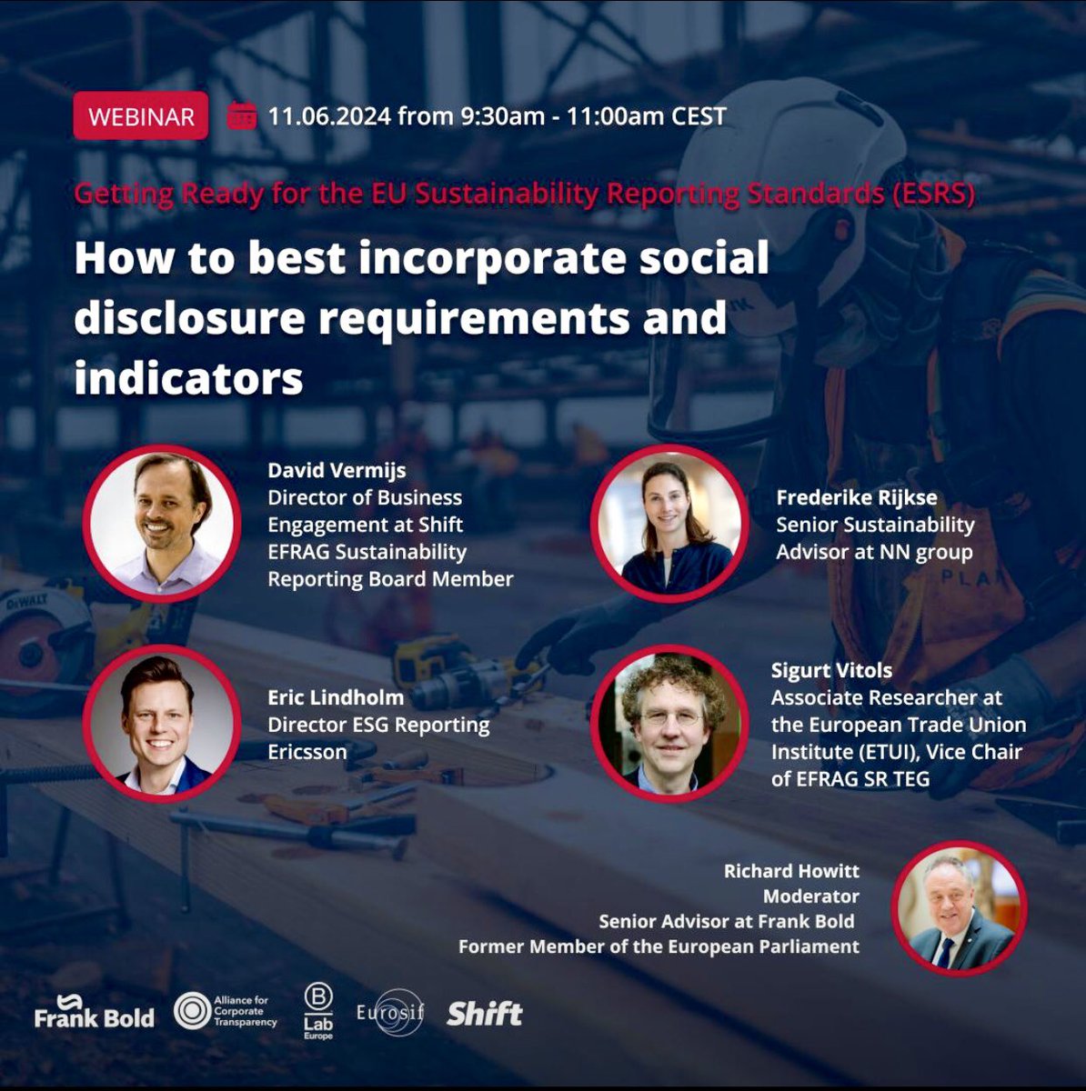 Companies really can report - and manage - their social and human rights impact.Find out how in the third of <a href="/purposeofcorp/">Responsible Companies | Frank Bold</a> "Getting Ready for EU Sustainability Reporting Standards" webinars, Tuesday 11 June, 9.30-11am CET. Register in advance: us02web.zoom.us/webinar/regist… #ESRS #CSRD