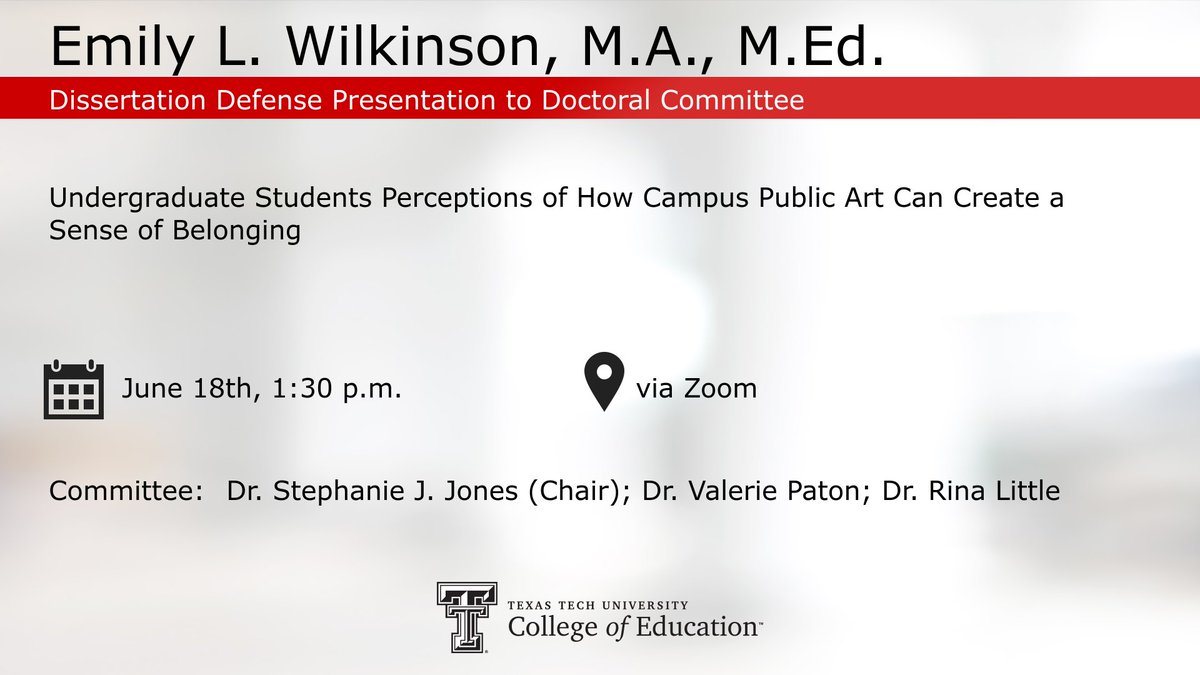 Texas Tech College of Education tweet media