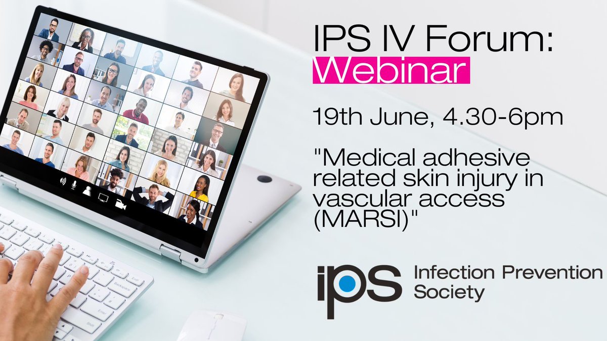 New event! #IPS IV Forum webinar on “Medical adhesive related skin injury in vascular access (MARSI)”, 19 June, 16:30 - 18:00

Speakers:  Louise Savine &amp; Anne Ho

FREE Registration:   buff.ly/4bZOWLF 

Kindly supported by solventum 

#IPC #InfectionPrevention #IPSEvents