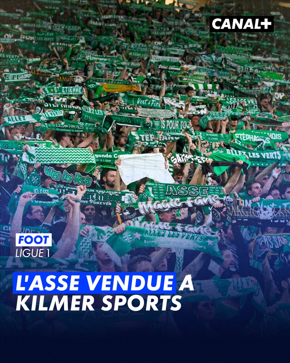 CanalplusFoot's tweet image. 🟢 Le groupe canadien Kilmer Sports a annoncé le rachat de l'AS Saint-Etienne auprès de ses actionnaires, Roland Romeyer et Bernard Caïazzo 💰

Ivan Gazidis devient le président du club stéphanois