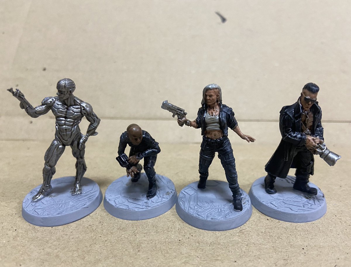 MHW_Flann's tweet image. エッジランナーをとりあえず
これだけ塗った😃
シェイド入れたとこまで

#サイバーパンク2077
#CMON