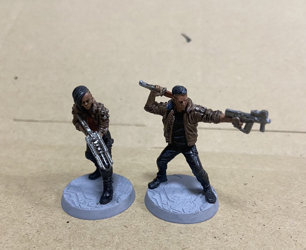 MHW_Flann's tweet image. エッジランナーをとりあえず
これだけ塗った😃
シェイド入れたとこまで

#サイバーパンク2077
#CMON