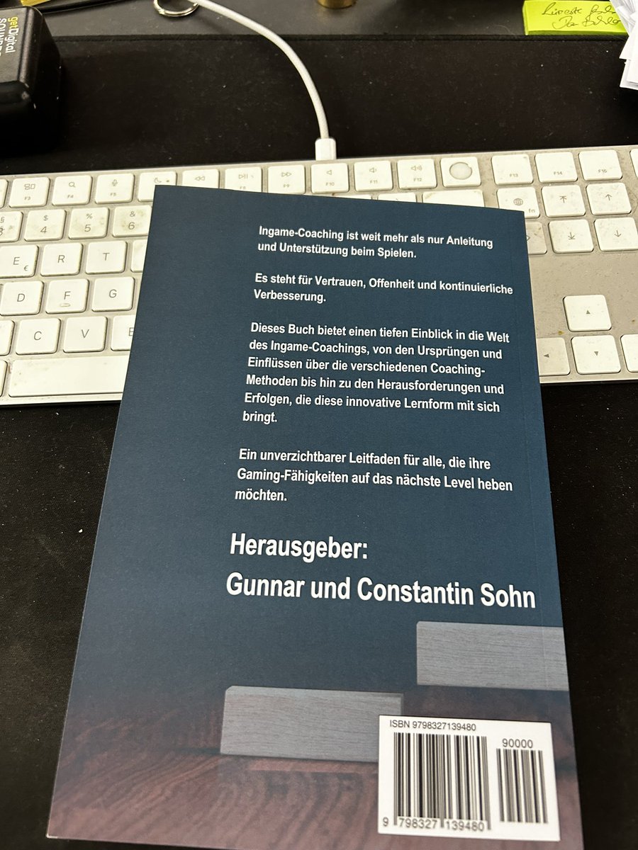 gsohn's tweet photo. Es ist da. Das neue Opus von Sohn@Sohn. #IngameCoaching https://t.co/heS0uuJQA1