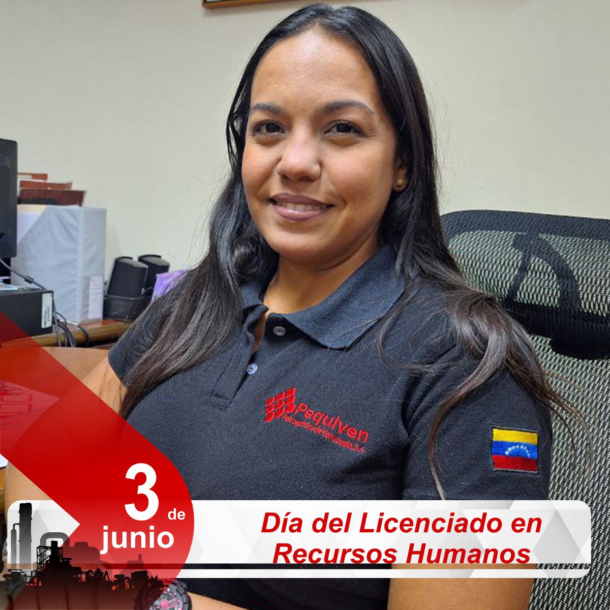 Petroquímica de  Venezuela S.A., felicita a todos los profesionales quienes tienen la capacidad de planificar, organizar, dirigir y controlar los recursos de la organización, al optimizar su funcionamiento en favor del éxito de la Patria.

#TrabajoEnEquipoVictoriaSegura